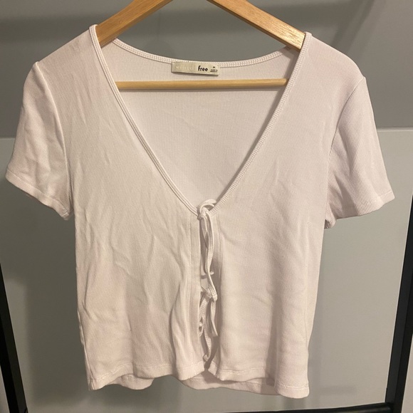 Aritzia double tie top - Picture 1 of 3